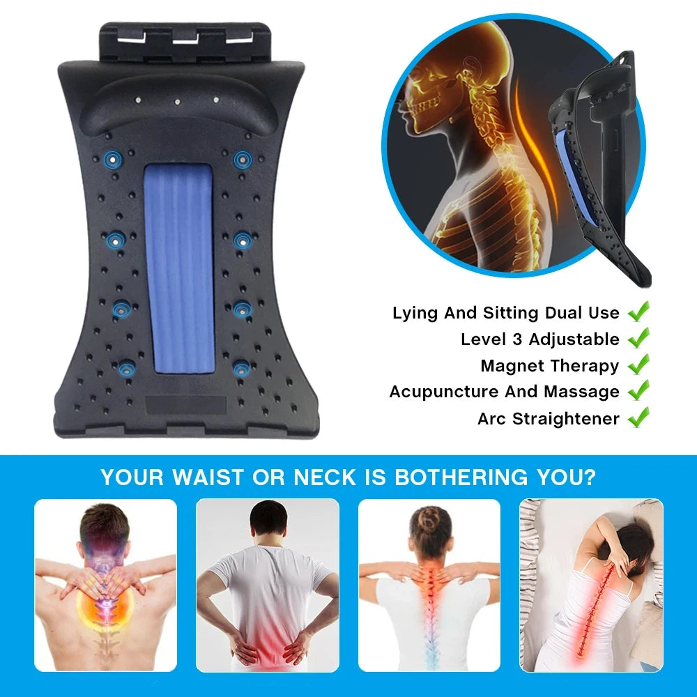 4 Level Neck Stretcher Adjustable Cervical Support Stretching