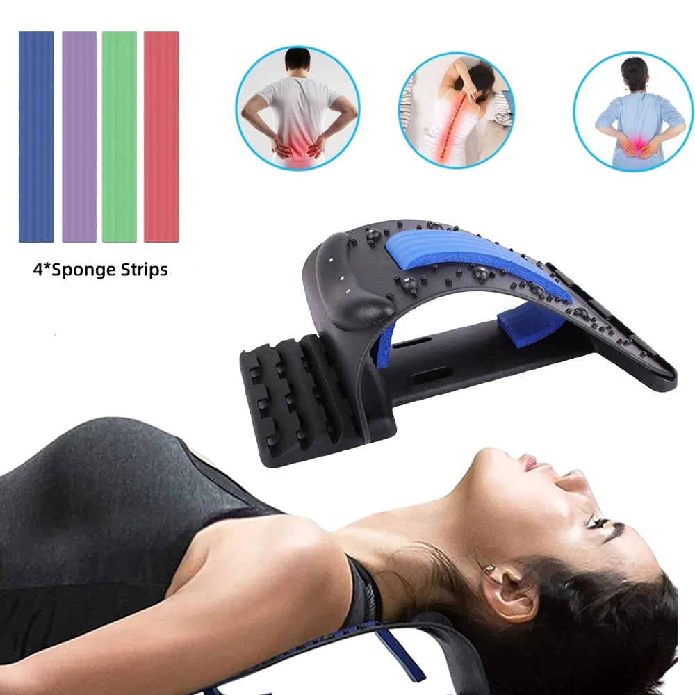 4 Level Neck Stretcher Adjustable Cervical Support Stretching