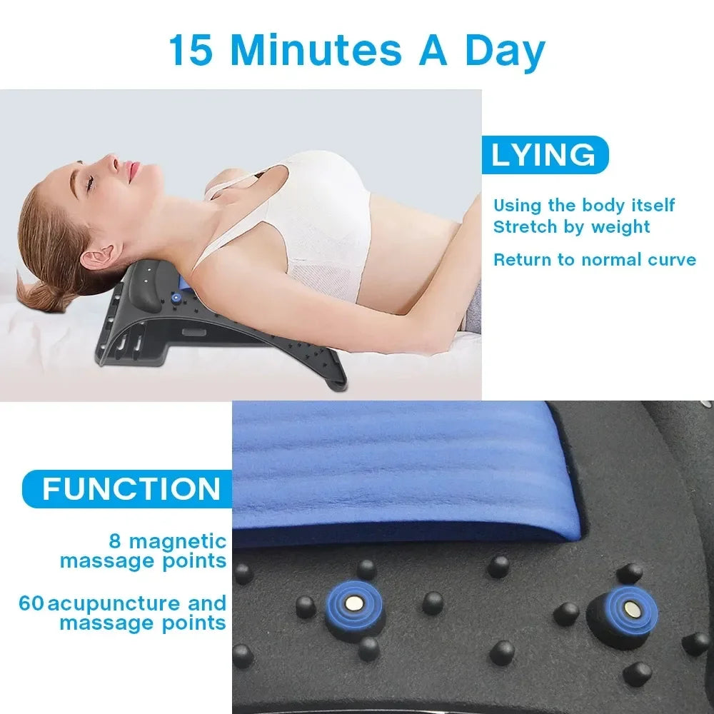 4 Level Neck Stretcher Adjustable Cervical Support Stretching